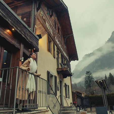 Auberge Des Gorges Servoz Exteriör bild