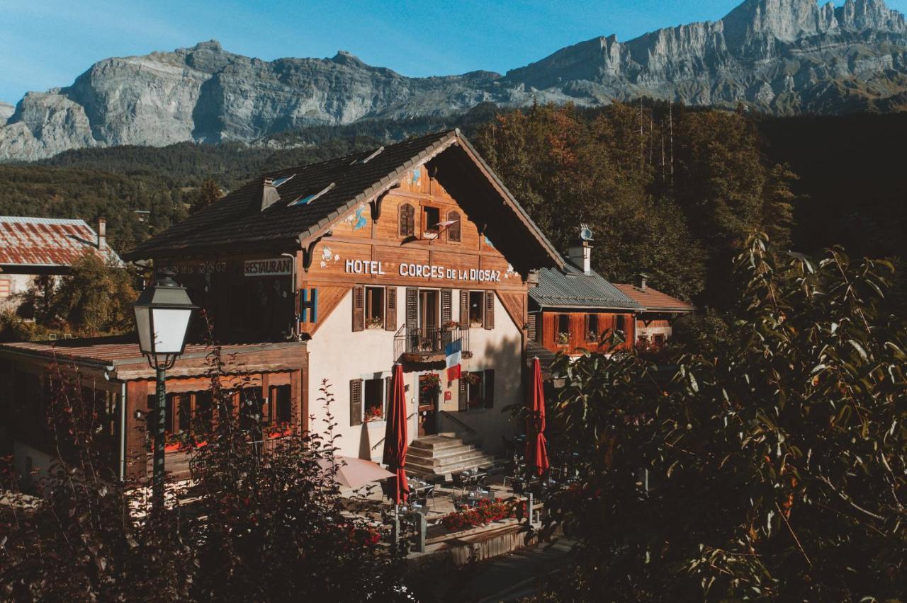 Auberge Des Gorges Servoz Exteriör bild