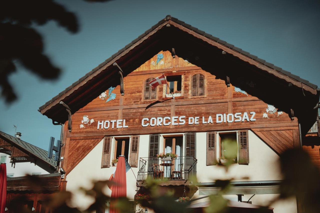 Auberge Des Gorges Servoz Exteriör bild